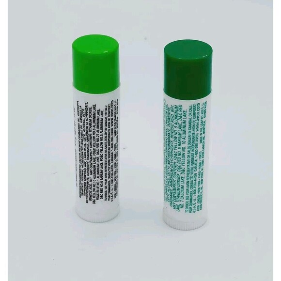 RARE  Lot of 2 Avon Lip Balm SWEET NOTHINGS/STRAWBERRY FRUIT SPRITZER  DEADSTOCK - Picture 2 of 2